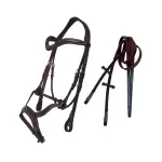 ExionPro Anatomical Combined Flash Bridle with Reins